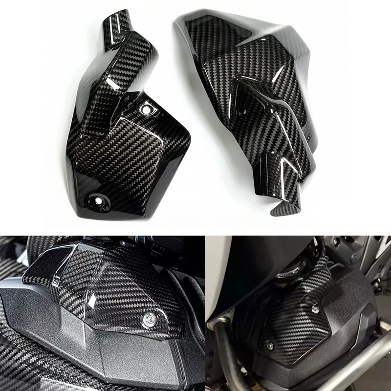 BMW R1300GS R 1300 GS 2023-2025 카본 파이버 모터사이클 엔진 가드 실린더 헤드 커버 프로텍터 무광/유광 액세서리