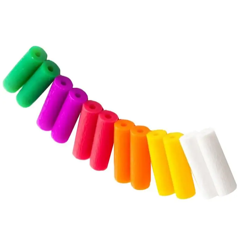 

12Pcs Aligner Chewies Silicone Teeth Stick Bite Tooth Chew Aligners Invisable Braces Aligners (Random Color Flavor )
