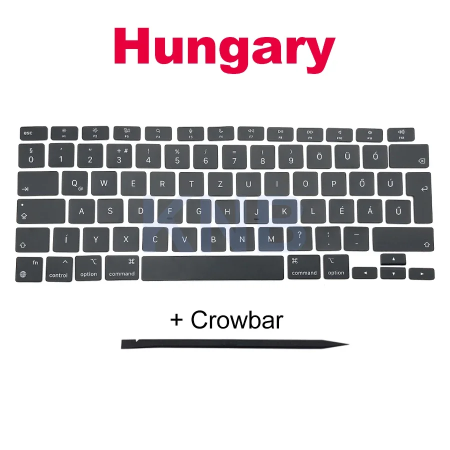 Laptop Keyboard Keycaps US UK Russian French Spain EU For Macbook Air 13" M1 A2337 EMC 3598