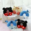 Disney Mickey Minnie Stitch Cartoon Cute Travel Portable U-Shaped Pillow Car Office Neck Pillow Cervical Pillow Boy Girl Gift 1