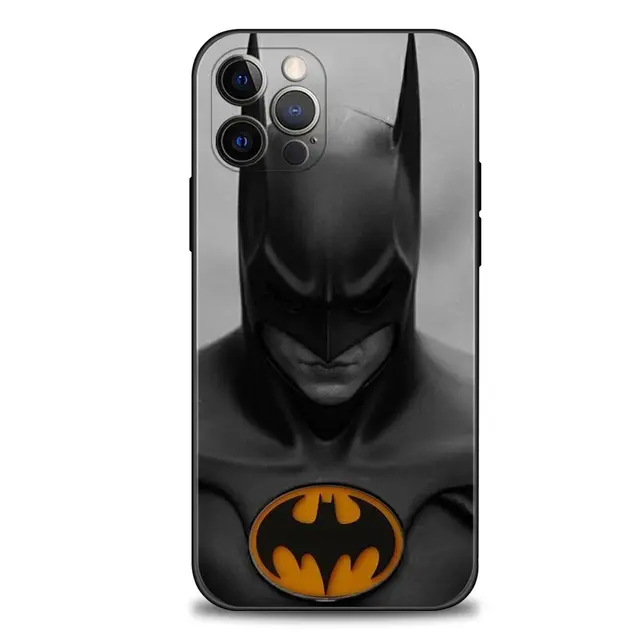 Phone Case for iPhone 13 12 11 Pro Max XR X XS 8 7 6 6S Plus 13mini 5 5S SE 12mini Cover Silicon Coque Batman Cartoon B08