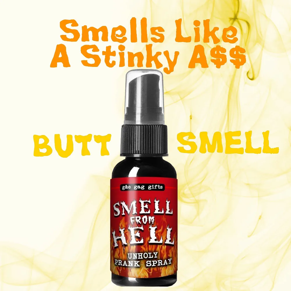 Description Picture 4 of item30ML Liquid Fart Spray Can Stink Bomb Ass-Smelly Stinky Gas Crap Gag Prank Novelties Toy Joke Novelties Liquid Party Supplies