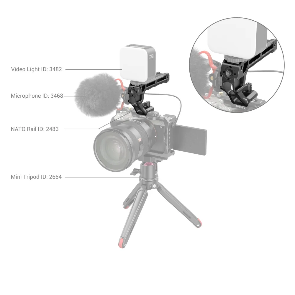 SmallRig- ž ڵ Ʈ ݵ , ޴ ī޶ ڵ,  ĳ  ī޶  3766