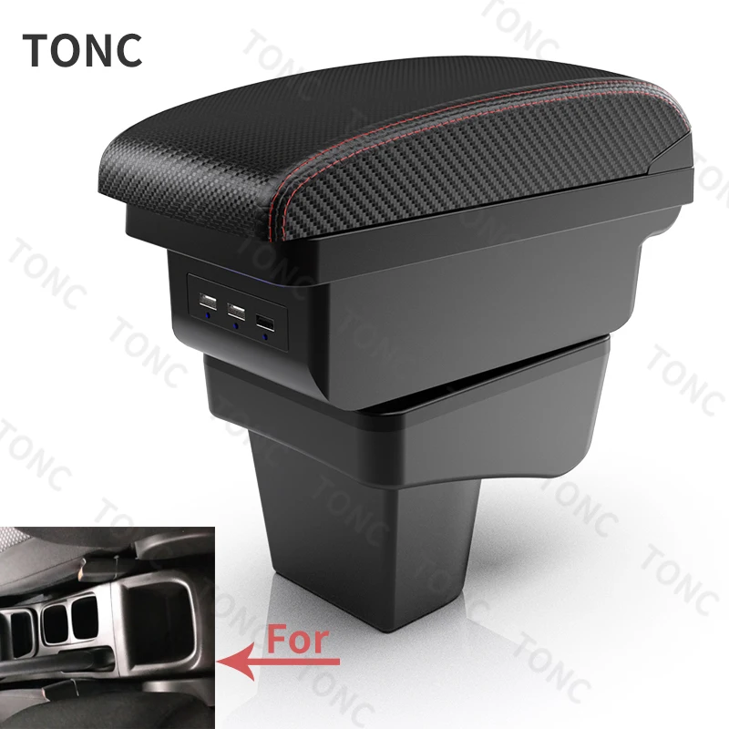 

Подлокотник для Suzuki Vitara, предназначенный для подлокотника автомобиля, контейнер для хранения, автомобильные аксессуары, интерьер, USB, простая установка