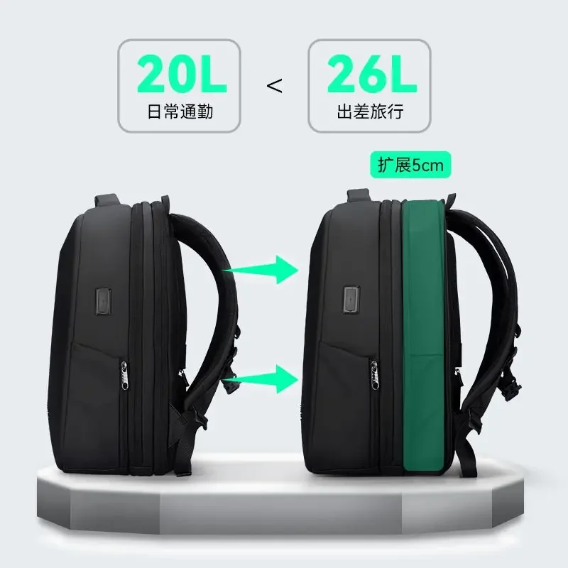 Waterproof Laptop Backpack with TSA Lock for Men