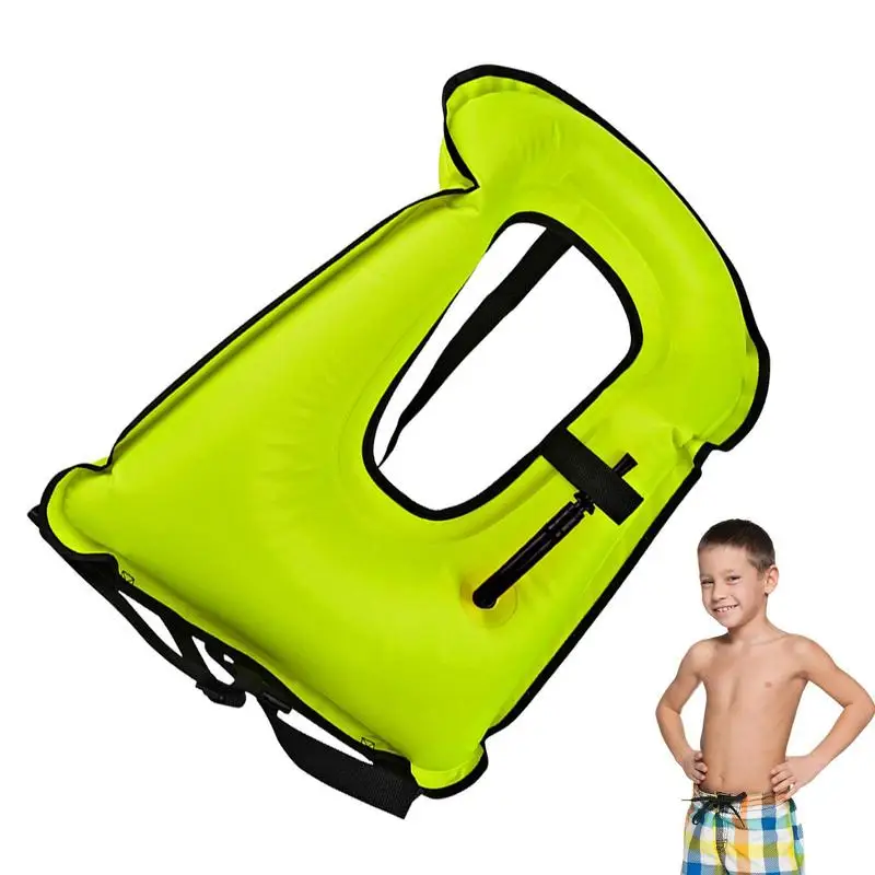 

Snorkel Vest,Adults Portable Jacket Inflatable Swim Vest Buoyancy Aid Swim Jackets For Men & Women Swimming Accessories