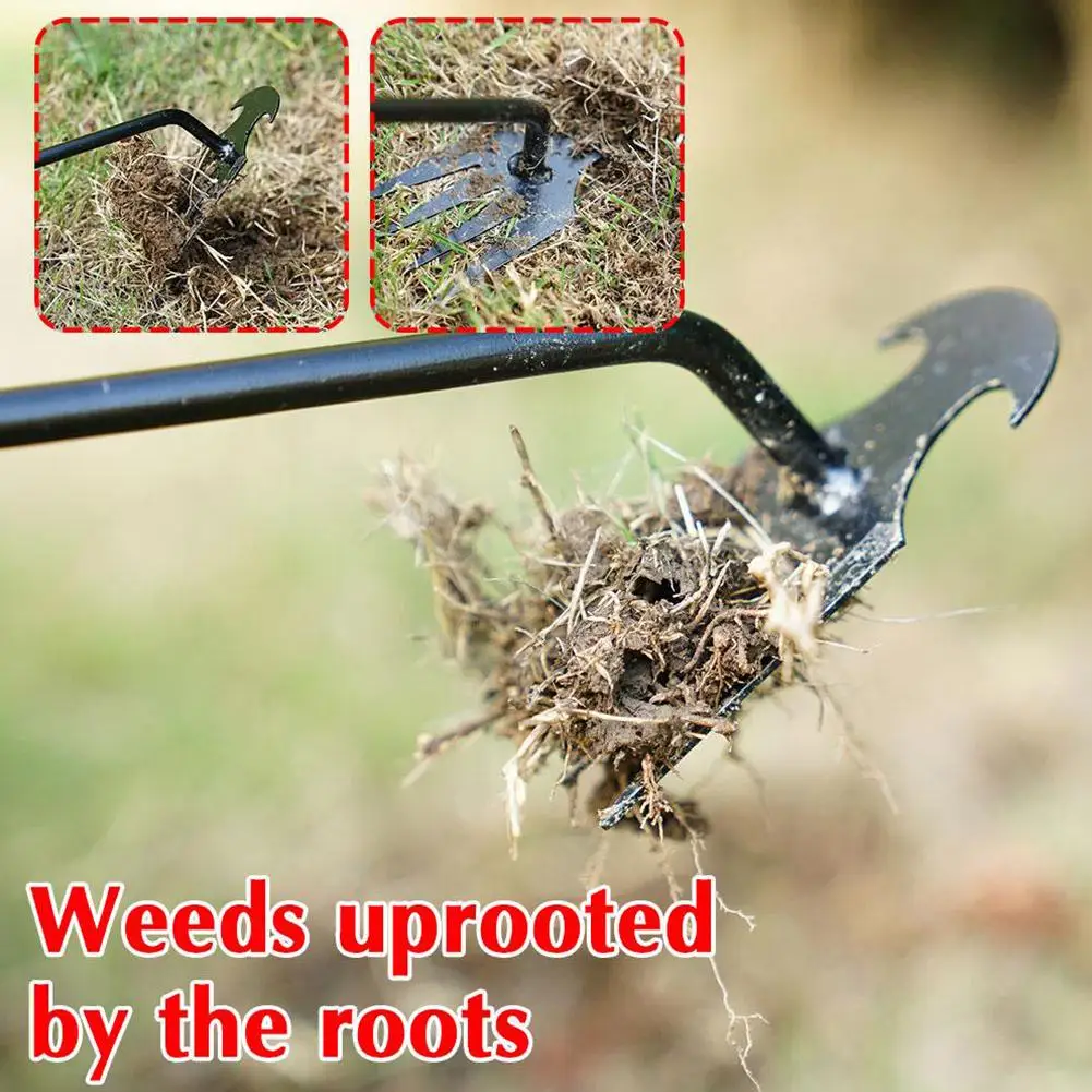 Garden Manual Weed Remover Tool Grass Gardening Puller Loose Shovel Tool Weeding Rooting Soil Hand Removal 3