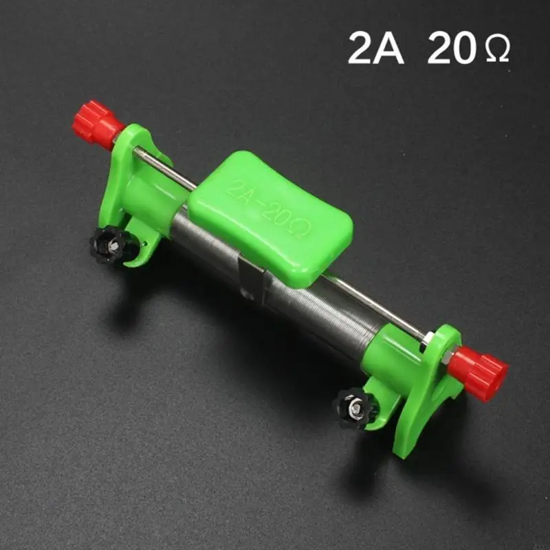 AXYB Adjustable Sliding Rheostat 2A 20&Omega; Physics Electricity Experiment Resistor For School Labs and Teaching Demonstration