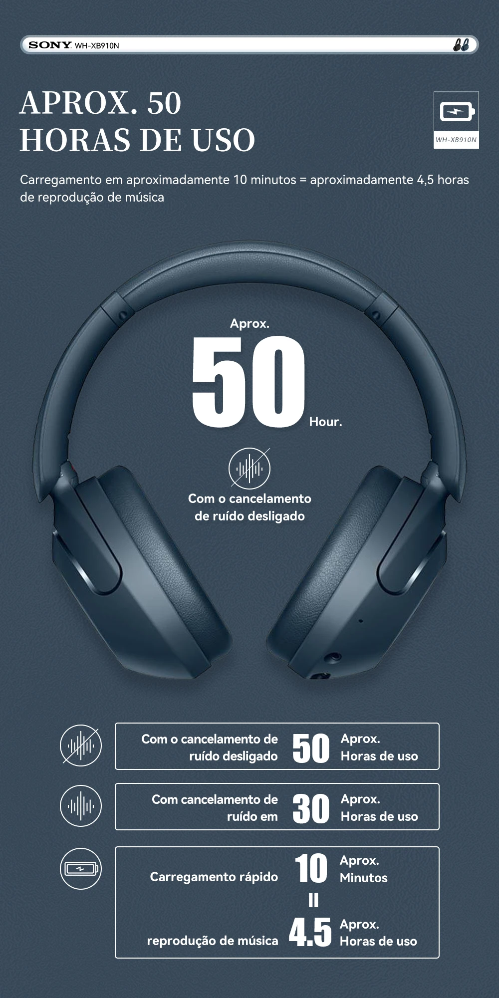 Buy Sony WH-XB910N Extra Bass Over Ear Noise Cancelling Wireless Headphone Price In Pakistan available on techmac.pk we offer fast home delivery all over nationwide.