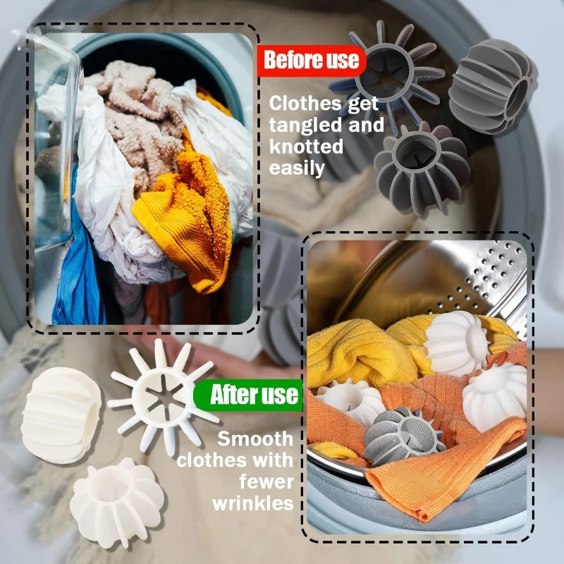 2/5/10/20PCS Laundry Ball Reusable Clothes Hair Cleaning Tool Pet Hair Remover Washing Machine Cat Catcher Laundry Ball