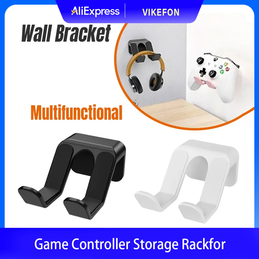 Wall Mounted Game Controller Bracket Bracket Base No Punching Required Controller Storage Rack for Nintendo Switch Pro Sony Xbox