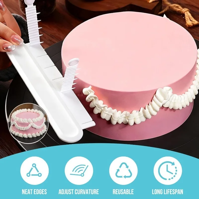 Cake Arch Guide Tool and Cake Arch Ruler Are Easy-to-use Arch Tools for Precise Control of Arcs Suitable Beginners Home Baking