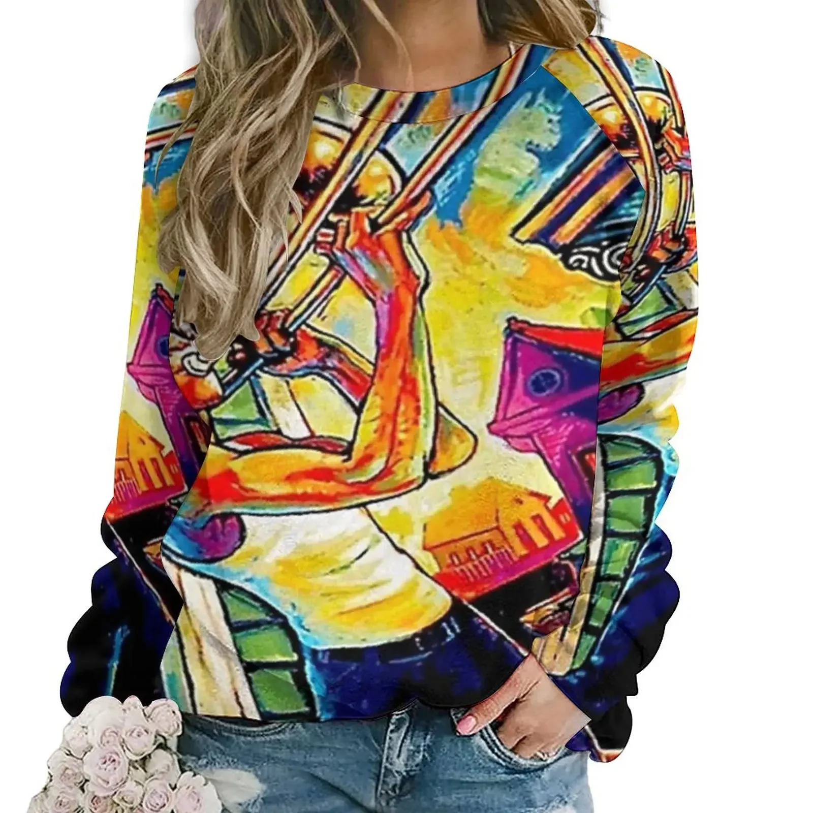 

Jazz Festivals Art Casual Hoodies Autumn New Orleans Music Kawaii Hoodie Female Long Sleeve Oversized Hip Hop Print Sweatshirts