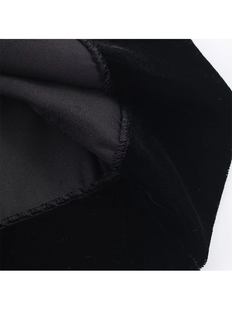 Elegant Off-Shoulder Long Dress For Ladies Sexy Slim Short Sleeve Velvet Solid Dress Women Fashion New Casual Party Outfit