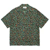 Classic Leopard Print WACKO MARIA Shirt High Quality Retro Short Sleeve Shirt Tops Mens Womens Hawaii Shirt 2