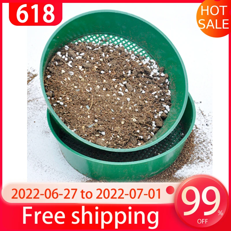 Soil Sieve Filter Mesh Garden Soil Filter Jardin Net Sifter Plastic