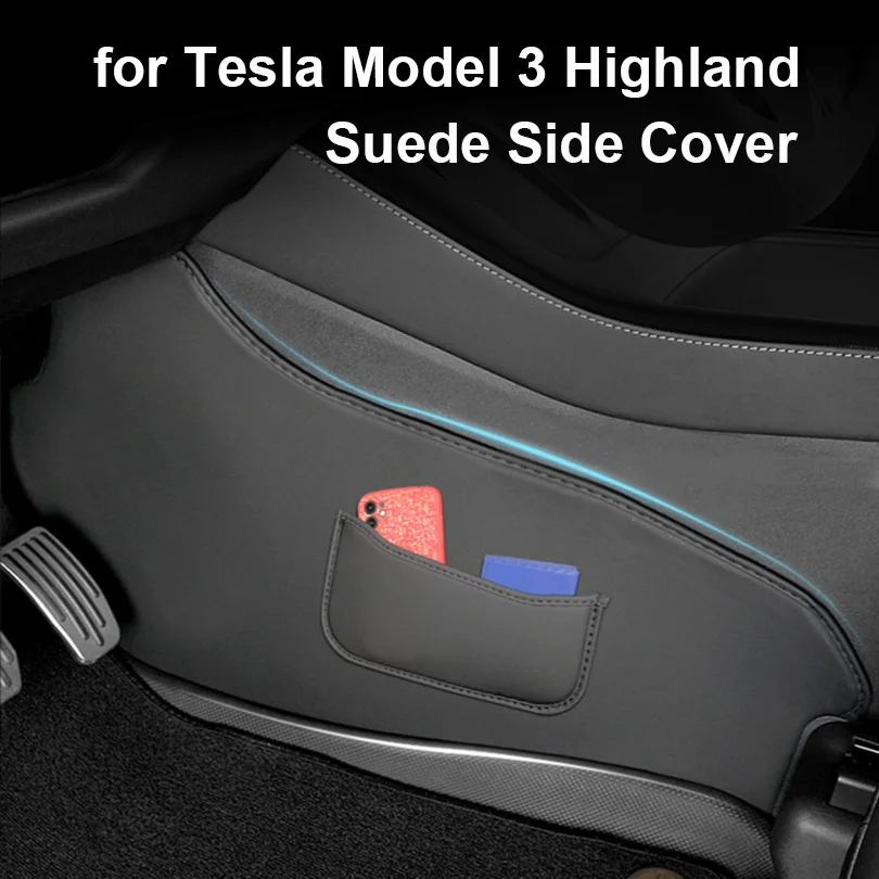 

Защитный чехол для Tesla Model 3 Highland 2024 центральный защитный боковой Чехол для заднего сиденья кожаный защитный противоударный чехол с вентиляционным отверстием
