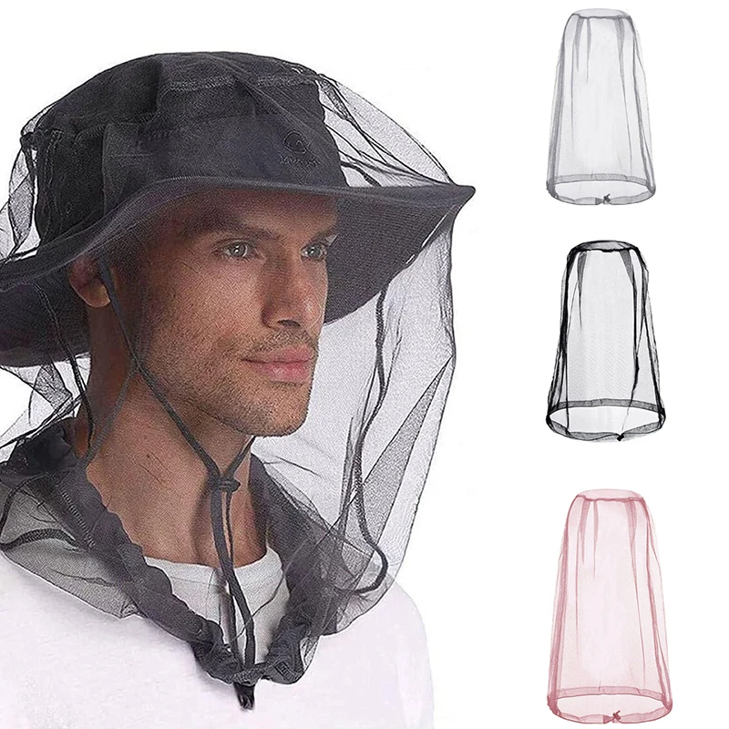 Mosquito Head Net Mesh, Bug Net For Head Mosquito Face For Outdoor Hiking Camping Fishing And Insert Protection