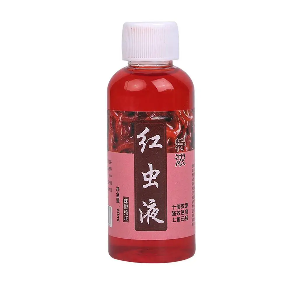 Strong Fish Attractant 100ml Concentrated Worm Extract Red Liquid For Fishing Fish Bait High Concentration Fish Bite Activa U8X0 6