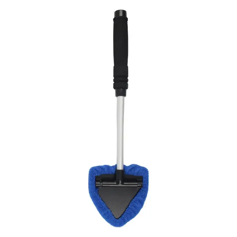 

Auto Windshield Wiper Car Window Cleaning Tool Auto Interior Exterior Glass Wiper With 2 Reusable And Washable Pads