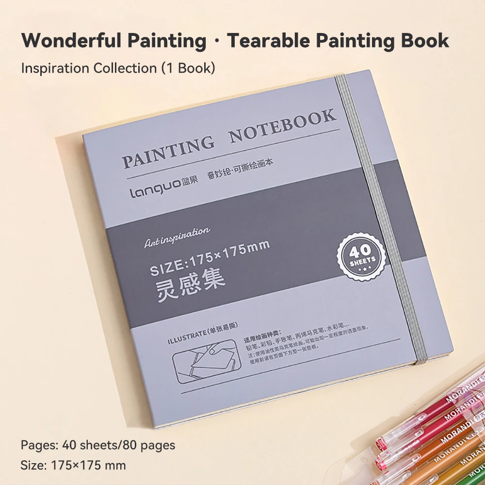 Premium 100% Cotton Watercolor Sketchbook - 300g Artist Journal & Drawing Notebook