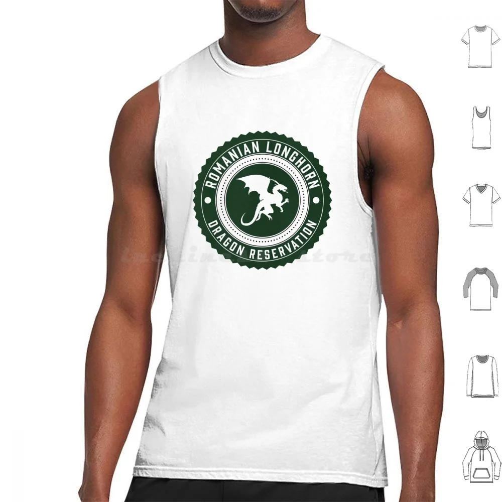 

Dragon Sanctuary-Full Size Tank Tops Print Cotton Dragon Dragon Sanctuary Dragon Reservation Romanian Longhorn Dragon