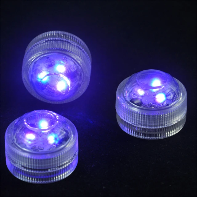 Luces LED sumergibles a batería, lámpara nocturna subacuática impermeable, control remoto, luz de té, florero, decoración de fiesta