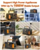 FF Flashfish J1000 PLUS 1000W Portable Power Station 932Wh Solar Generator Battery Supply 125W DC 60W PD for Outdoor Camping 6