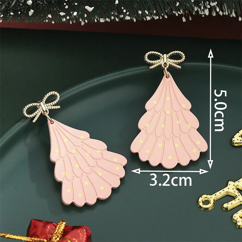 Strass Weihnachten Lange Quaste Drop Ohrringe Haken Für Frauen Santa Claus Weihnachten Baum Schneemann Elch Schneeflocke Baumeln Ohrring Geschenke – Detail 6