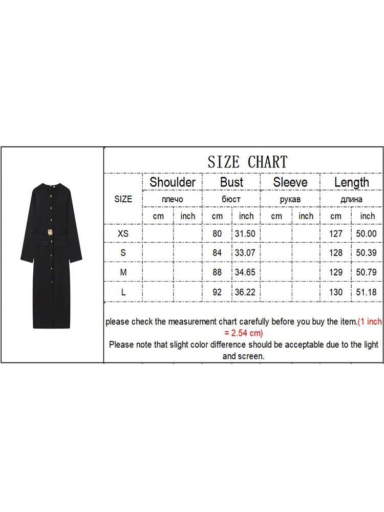 New Arrivals Women's Belt Long Dress Round Neck Long Sleeve Slim Fit Temperament Elegant Midi Dress Ladies Office Fashion Dress