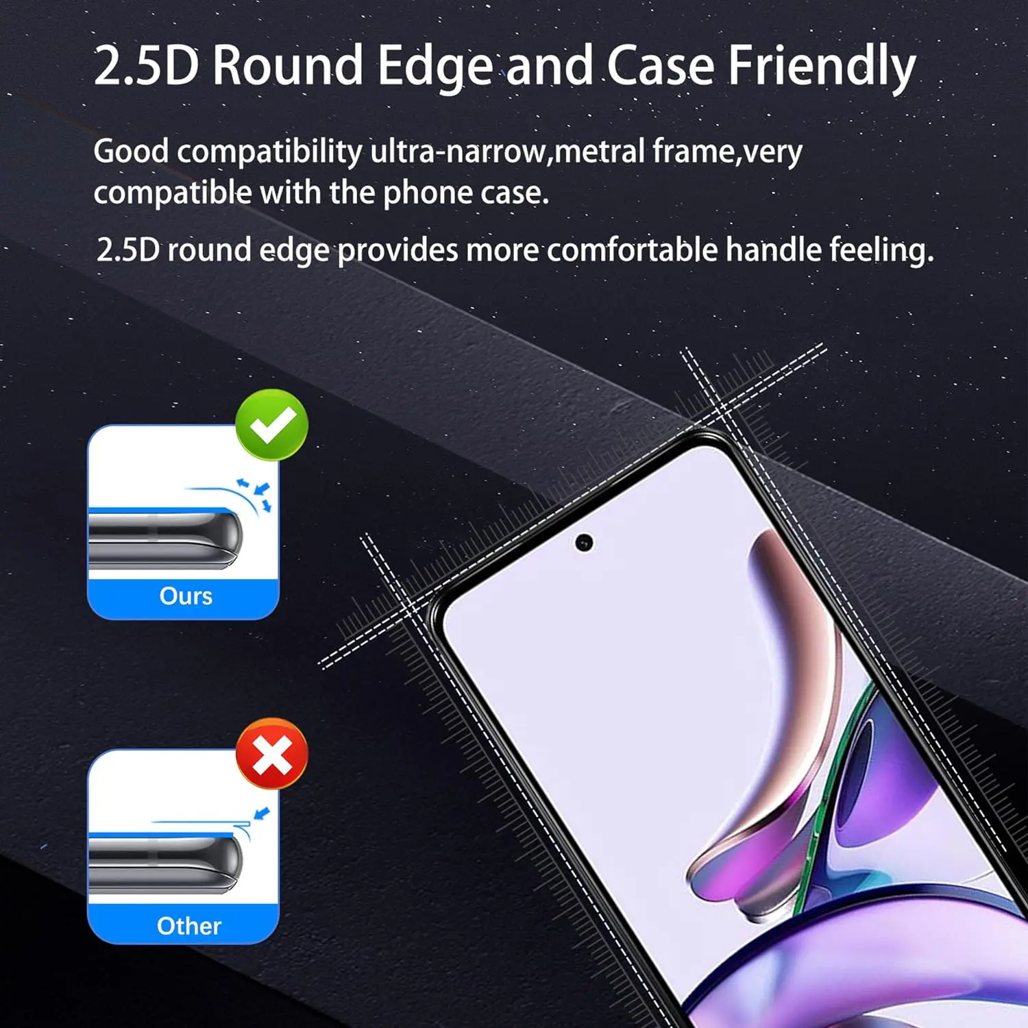 Premium Tempered Glass HD Screen Protector - Pack of 2/4
