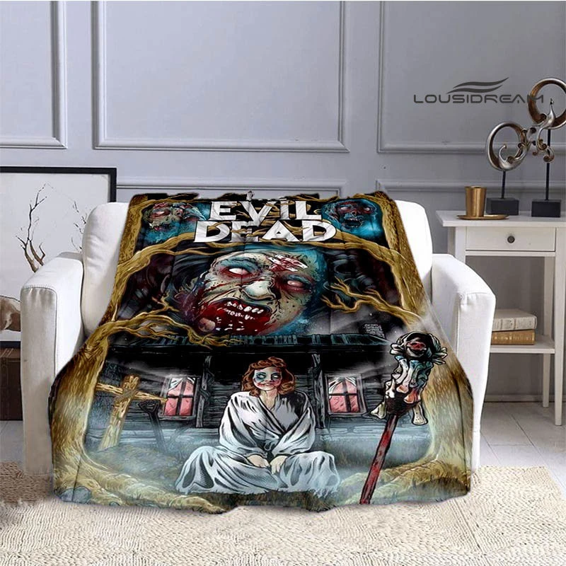 Flannel Travel Blankets Evil Dead Blanket Print Blankets Kids Warm