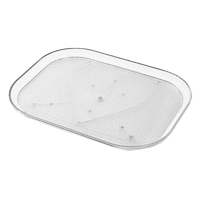 

1 PCS Condiment Storage Rack Transparent Condiment Square Can Turn The Refrigerator Turntable