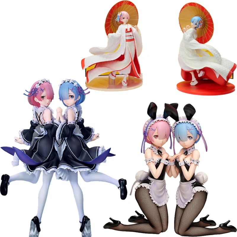 Anime ReLife In A Different World From Zero Rem Ram Action Figure