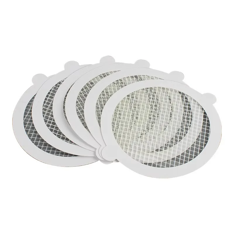 Disposable Mesh Hair Catcher for Shower Drain - Bathroom Sink Strainer Filter Stickers