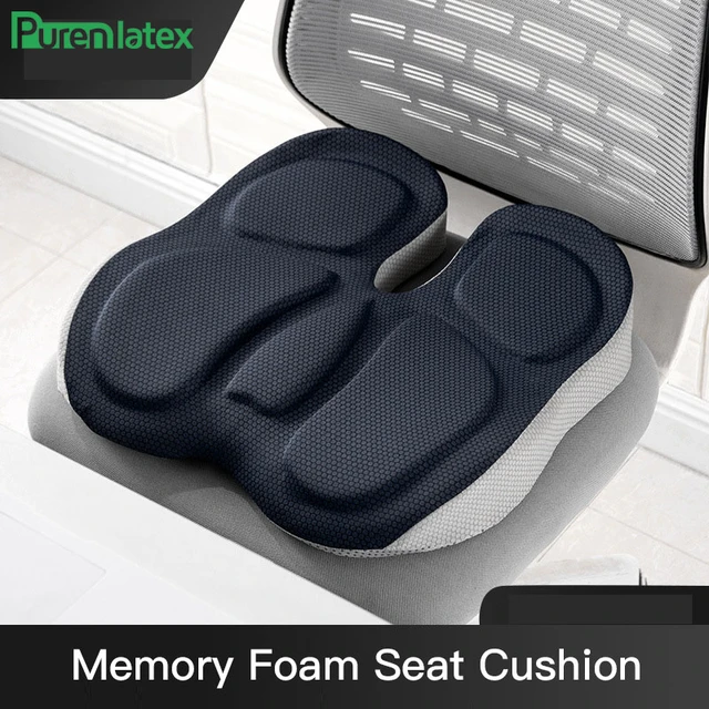 Memory Foam Seat Cushion Coccyx Orthopedic Massage Hemorrhoids Chair Cushion  Office Car Pain Relief Wheelchair Support Pillows - AliExpress