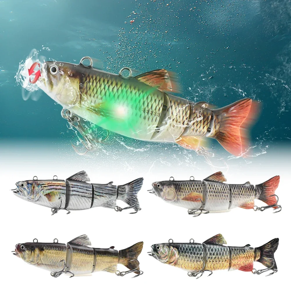 1Pc Fishing Lures,fishing Equipment,electric Fishing Lure,smart Bait Electric,USB Rechargeable,Suitable for Lakes, Rivers, Sea