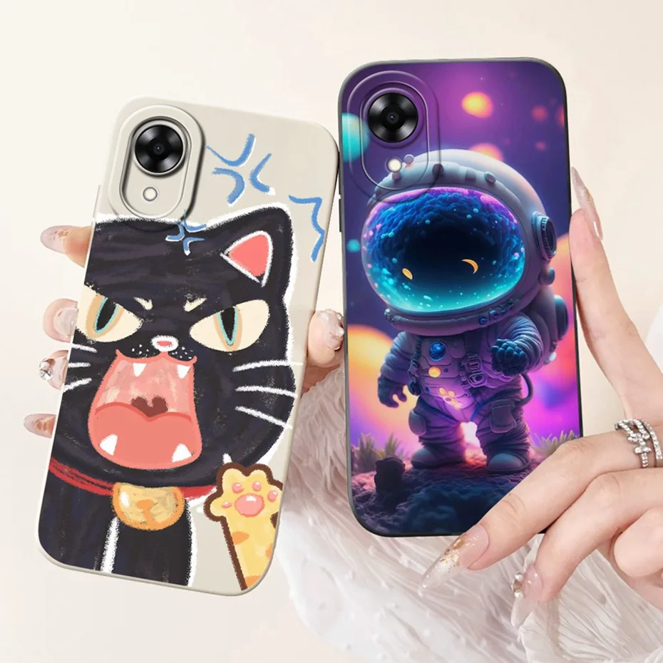 Charming Printed Soft Silicone Phone Case with Lens Protection