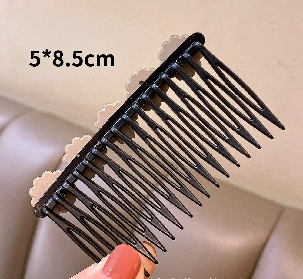 Description Picture 4 of itemSparkling Crystal Stone Braided Hair Clips Double Bangs Braided Barrettes Hairpins Women Girls Hair Styling Accessories Braiders