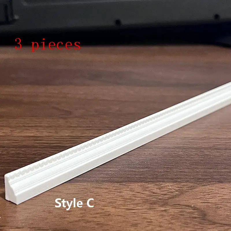 【New】1/3Pcs Dollhouse Skirting Line Ceiling Line Model For Micro Landscape Decor Strip Handmade DIY Scene Doll House Accessories