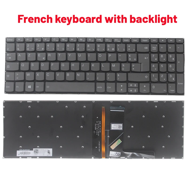 thumbnail image 2 of Lenovo Ideapad S340 Palmrest With US Backlit Keyboard - Genuine Replacement Part 2 of 14