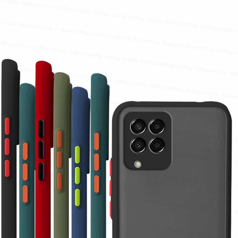 Matte arvutikate Samsung Galaxy M53 5G ümbrisele Samsung Galaxy M23 M33 M53 5G kate Põrutuskindel TPU kaitsetelefon Ba_voghion.com