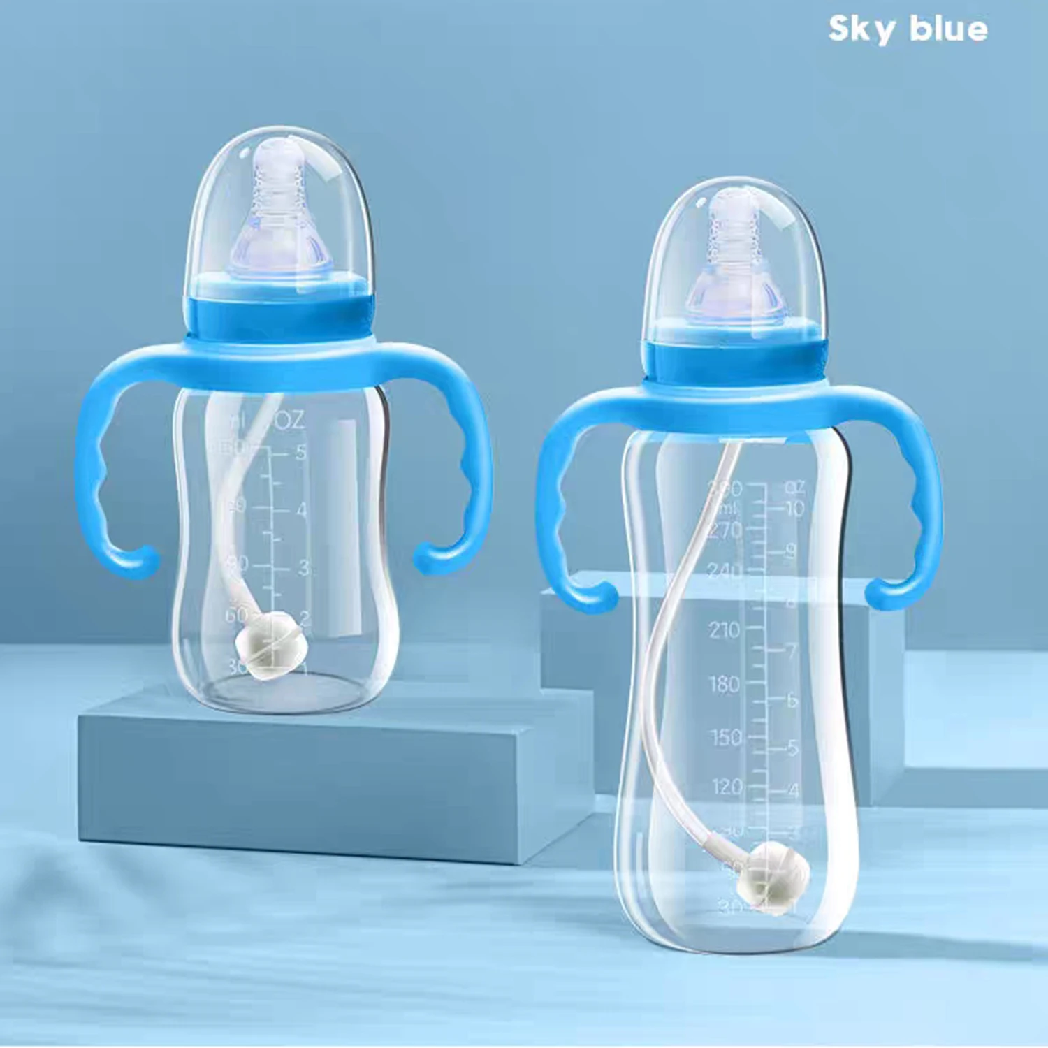 0-3 years old baby pp bottle handle Anti-flatulence Anti choking Water Milk Feeding Bottle