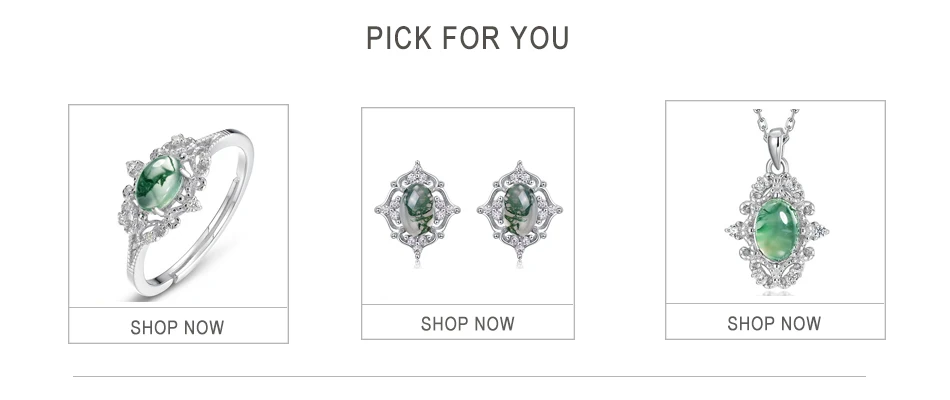 WES 925 Sterling Silver Ring for Woman Natural Gemstone 4*6mm Moss Agate Certified Jewelry Band Valentine Luxury Party Gifts