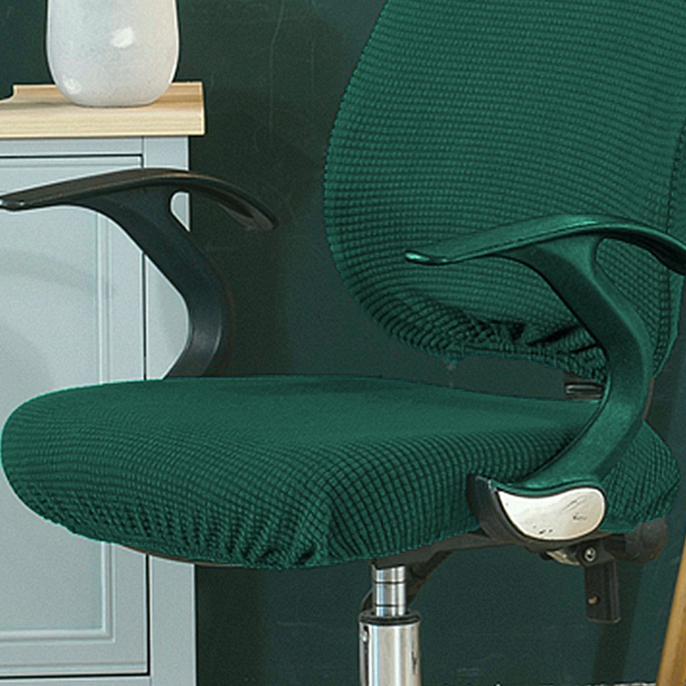 New 4 Colors Modern Spandex Computer Chair Cover 100% Polyester Elastic Fabric Office Chair Cover Easy Washable Removeable