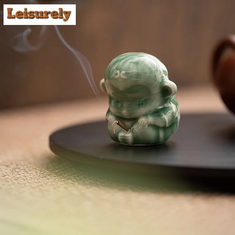 Wukong Thread Incense Insertion Holder Tea Pet Luxury Fish Tank Landscaping Tea Figurine Play Toys Tea Statue Ornaments Supplies