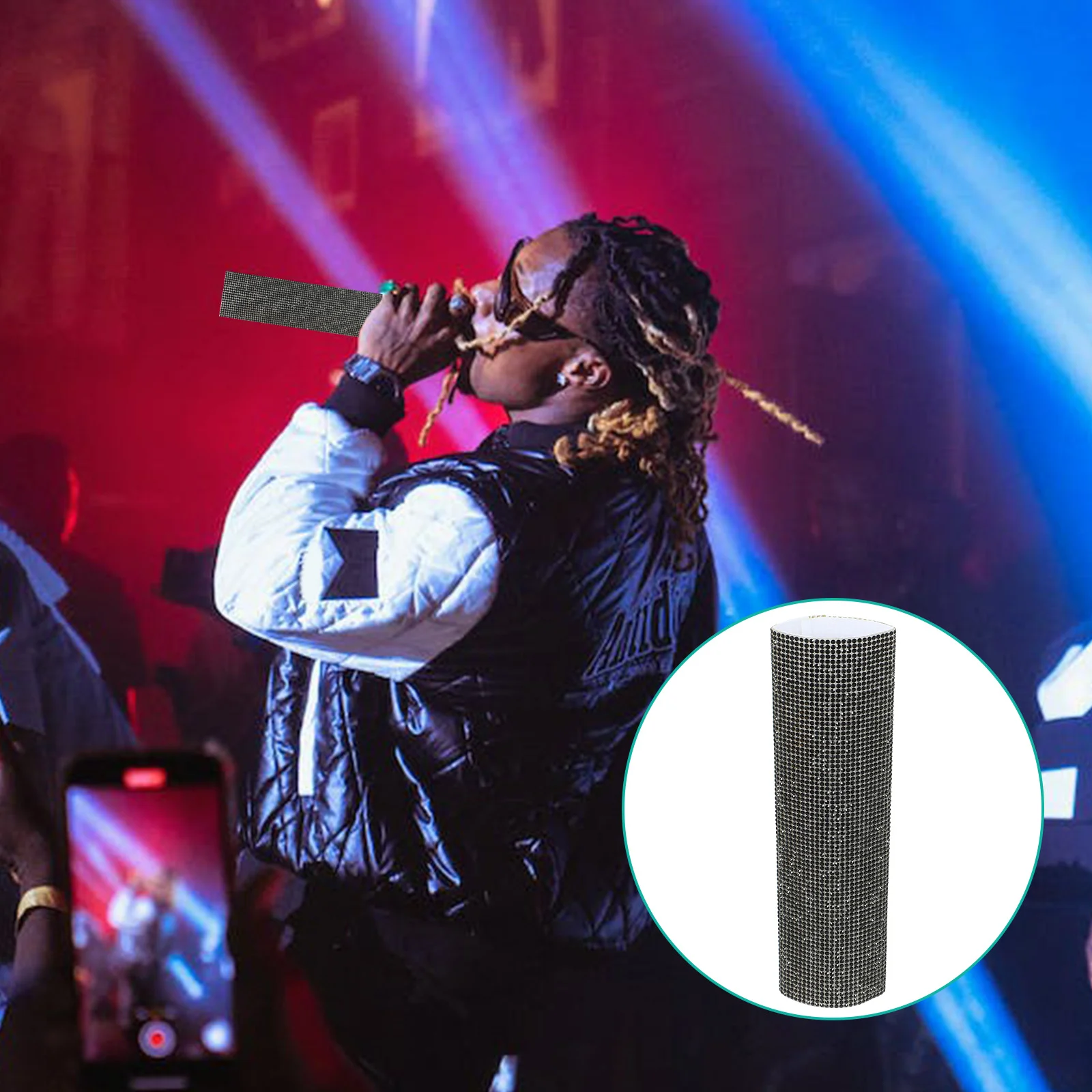 

Durable Microphone Cover Microphone Handle Sleeve Mic Handle Cover Microphone Cover For Wireless Microphone Accessories