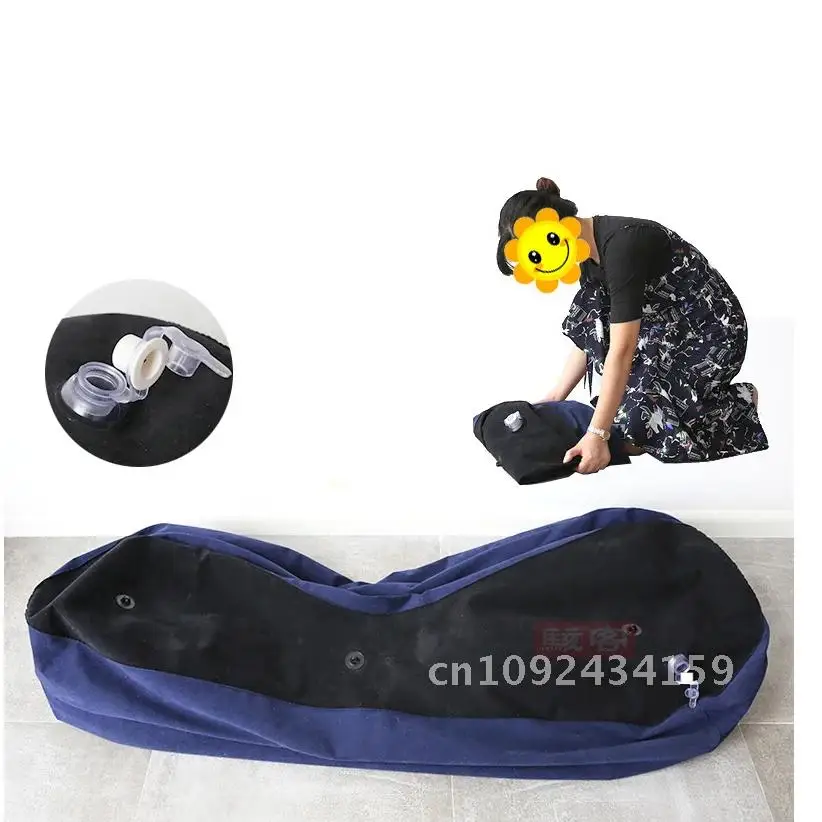Stretch Chair Stool Inflatable Handle BDSM Sex Love Positions Aid Sofa Bouncing Wedge Cushion Chair with Ramp Adult Furniture