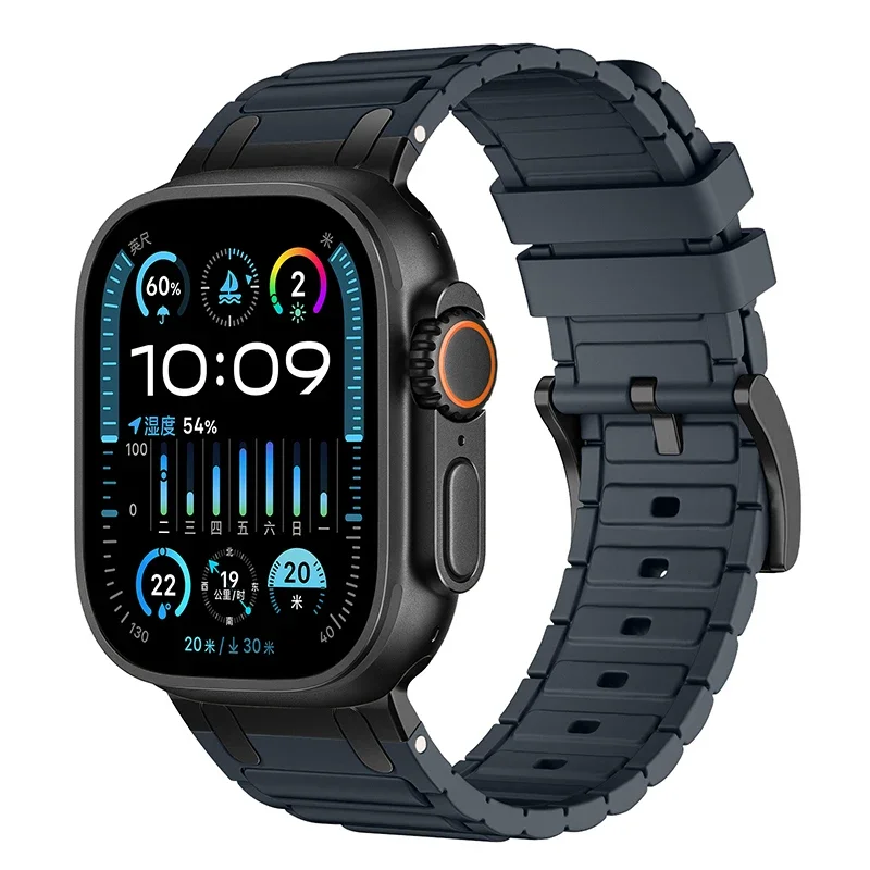 Enhanced Silicone Strap with Modified Metal Integration