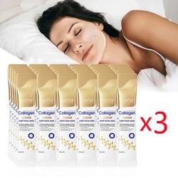 Collagen - Infused Moisturizing & Brightening Sleeping Face Masks - 30 Pack (90pcs)
